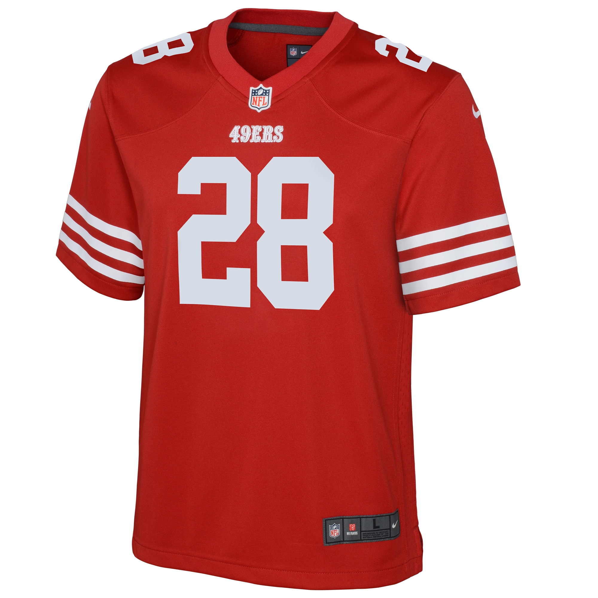 Youth San Francisco 49ers Trey Sermon Scarlet Game Jersey JS5360 nicesnker - Image 2