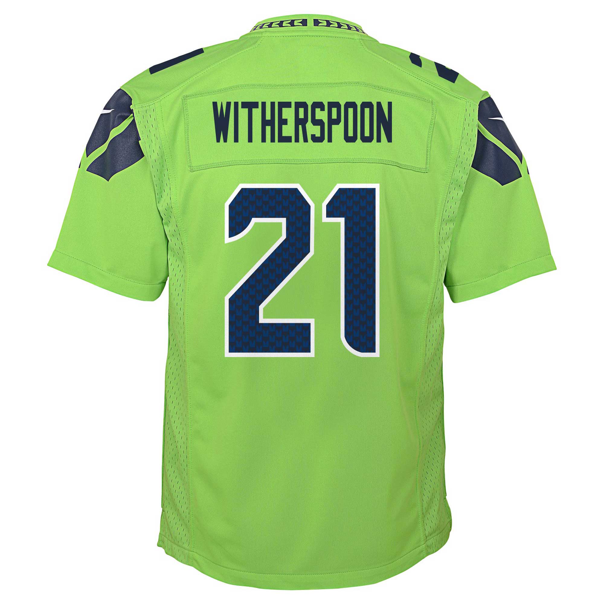 Youth Seattle Seahawks Devon Witherspoon Neon Green Alternate Player Game Jersey JS8889 nicesnker - Image 3