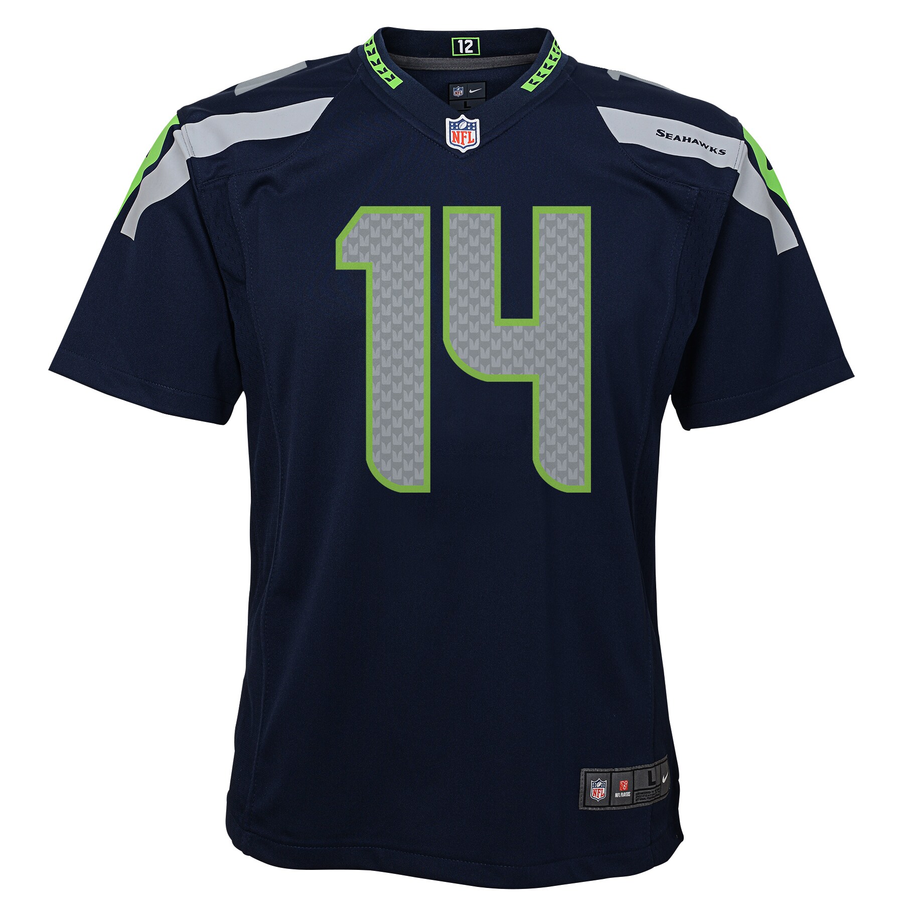 Youth Seattle Seahawks DK Metcalf Navy Game Jersey JS5165 nicesnker - Image 2
