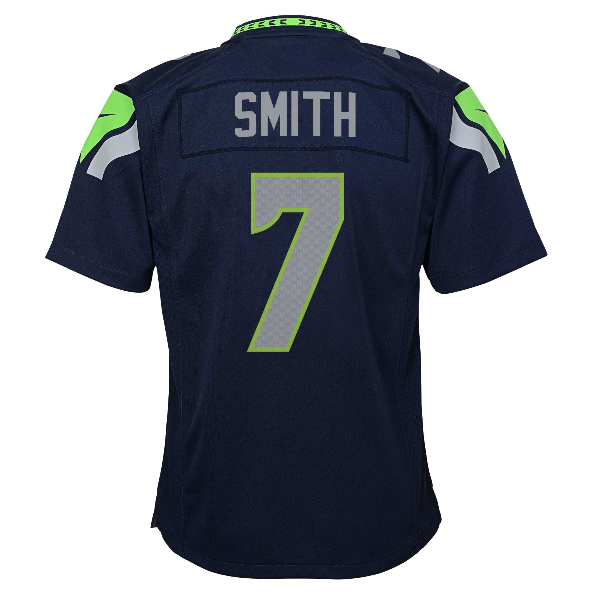 Youth Seattle Seahawks Geno Smith Navy Game Jersey JS1555 nicesnker - Image 3