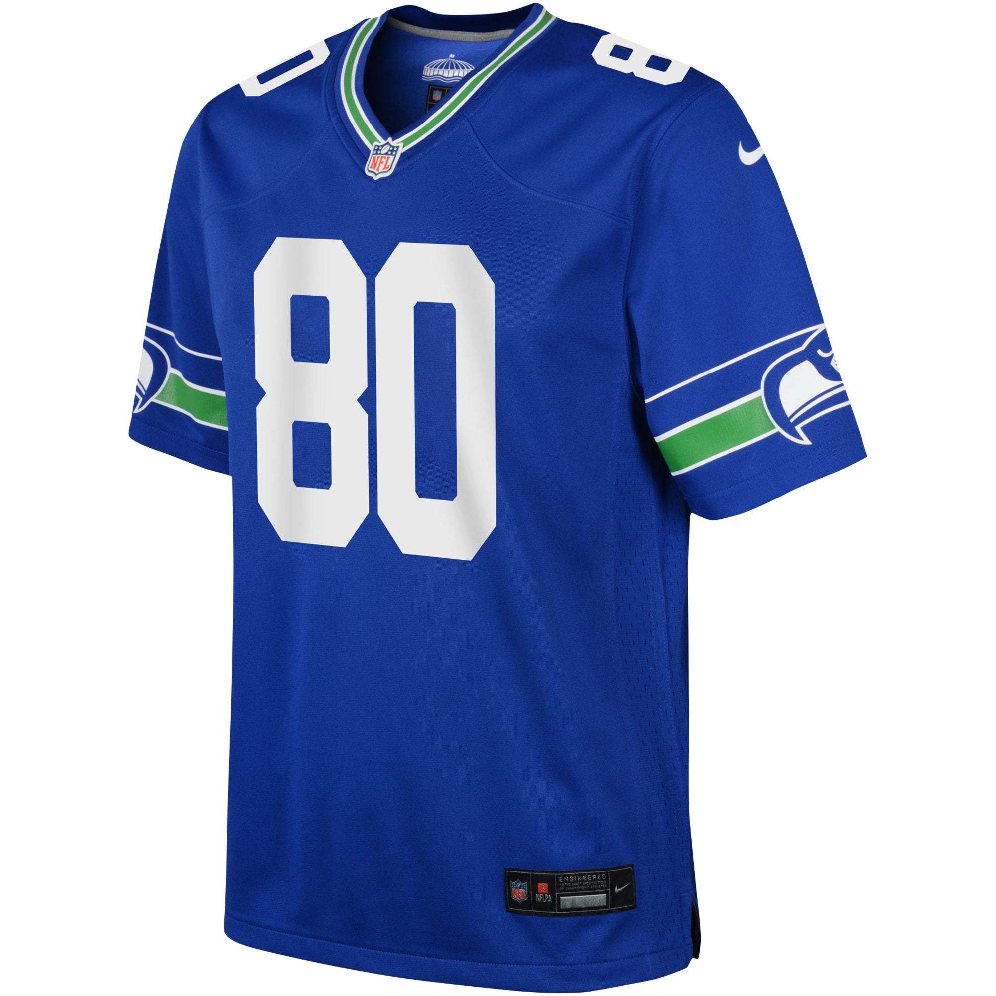 Youth Seattle Seahawks Steve Largent Royal Alternate Retired Player Game Jersey JS2090 nicesnker - Image 2