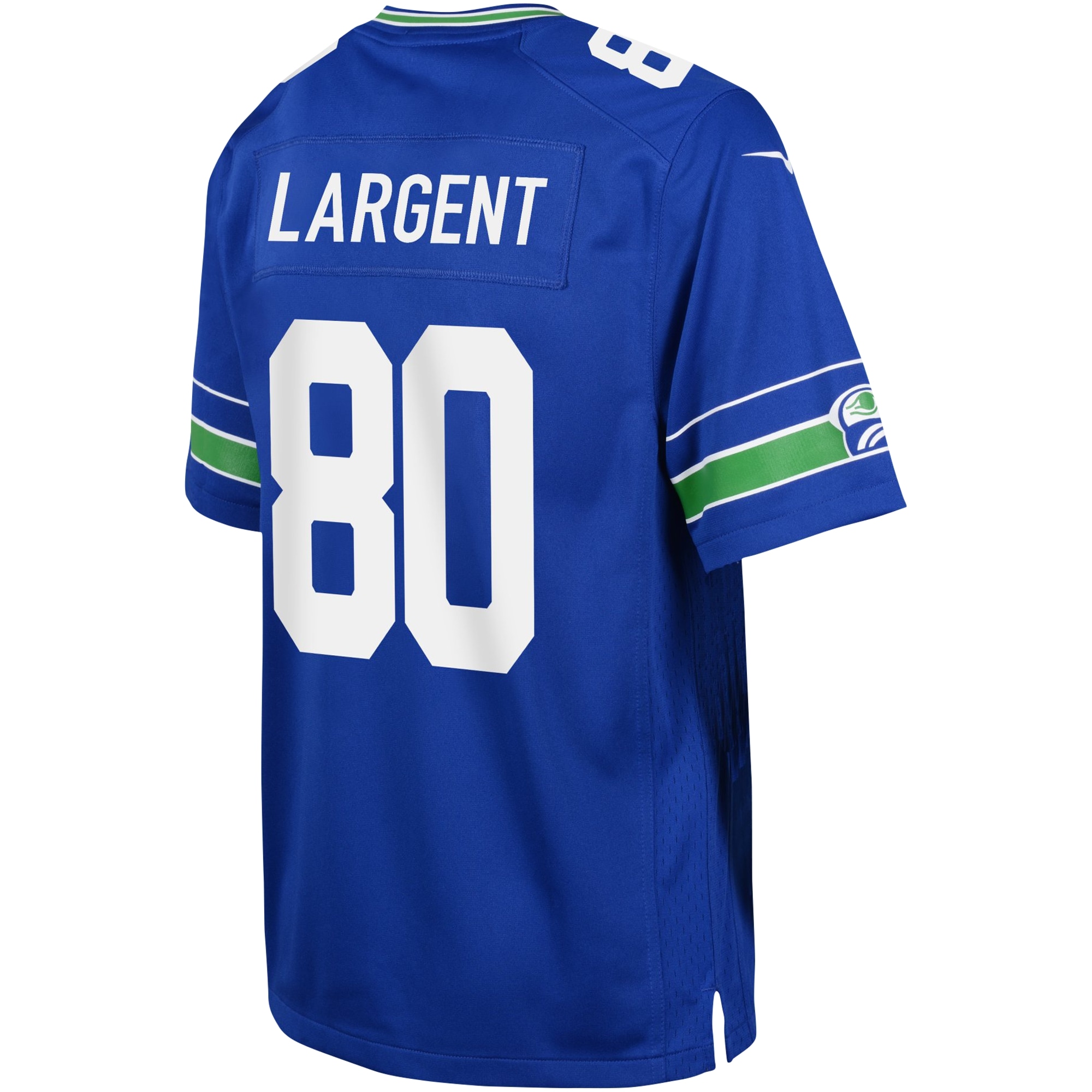 Youth Seattle Seahawks Steve Largent Royal Alternate Retired Player Game Jersey JS2090 nicesnker - Image 3