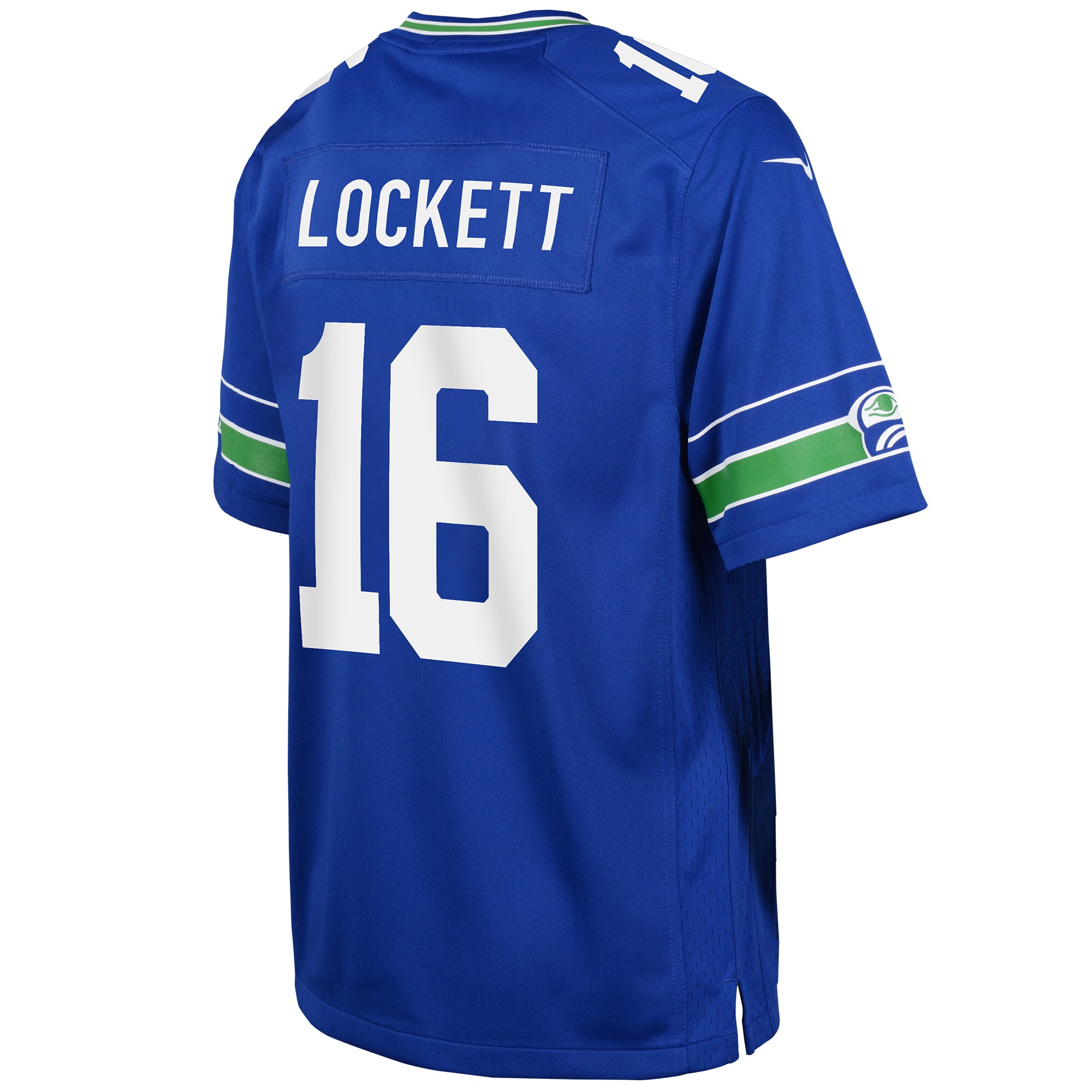 Youth Seattle Seahawks Tyler Lockett Royal Game Jersey JS9508 nicesnker - Image 3