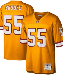 Youth Tampa Bay Buccaneers Derrick Brooks Mitchell & Ness Orange 1995 Retired Player Legacy Jersey JS3523 nicesnker