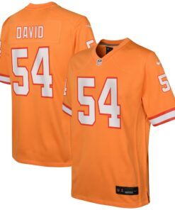 Youth Tampa Bay Buccaneers Lavonte David Orange Game Jersey JS9357 nicesnker