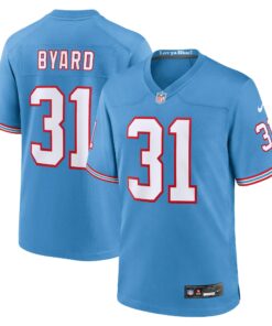 Youth Tennessee Titans Kevin Byard Light Blue Game Jersey JS9402 nicesnker