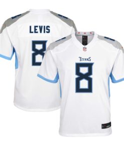 Youth Tennessee Titans Will Levis White Player Game Jersey JS4163 nicesnker