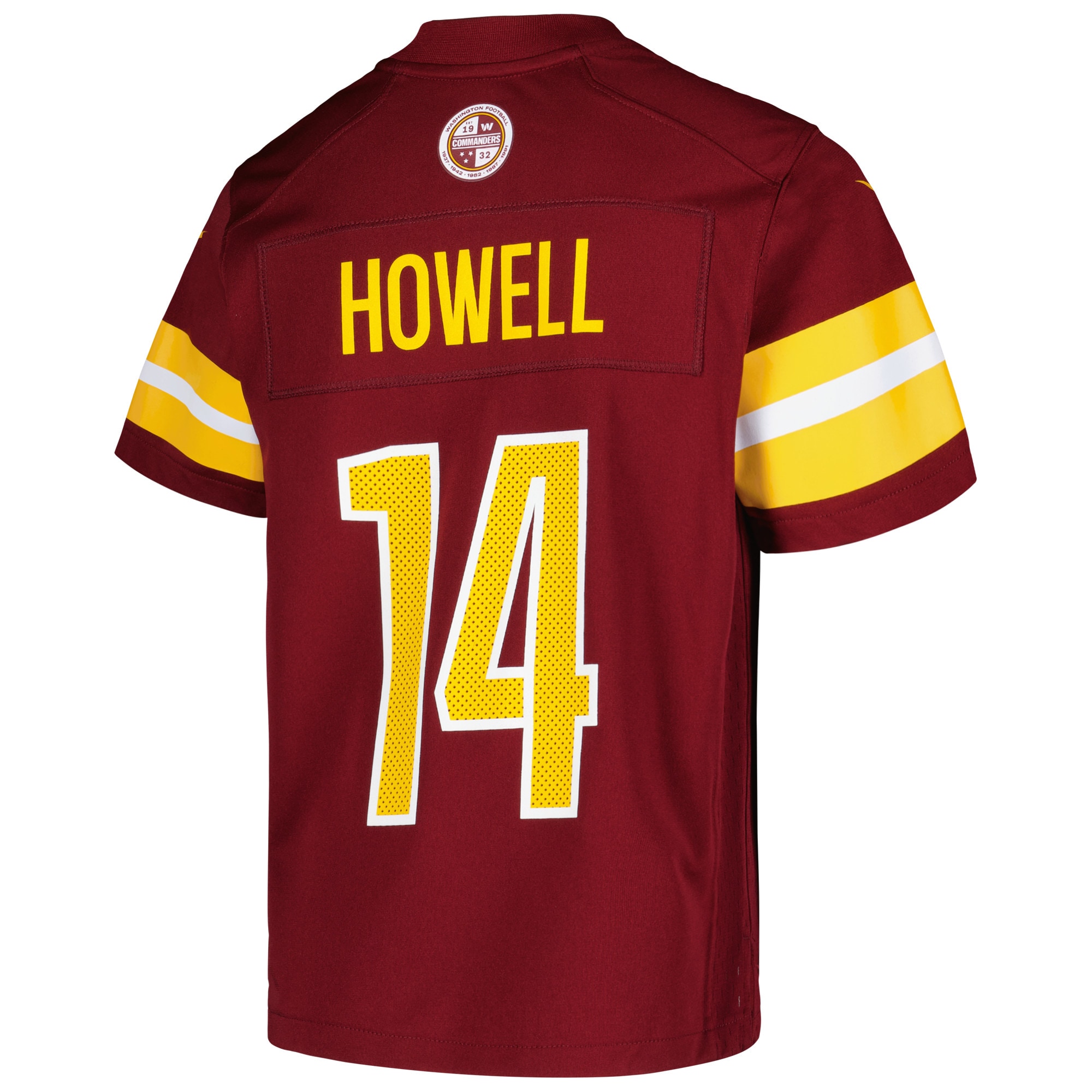 Youth Washington Commanders Sam Howell Burgundy Game Jersey JS3739 nicesnker - Image 3