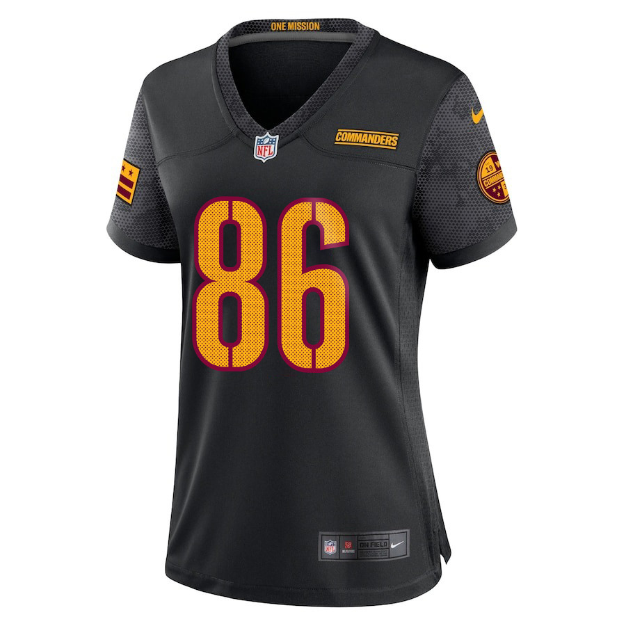 Zach Ertz 86 Washington Commanders Game Women Jersey - Black JS3537 nicesnker - Image 3