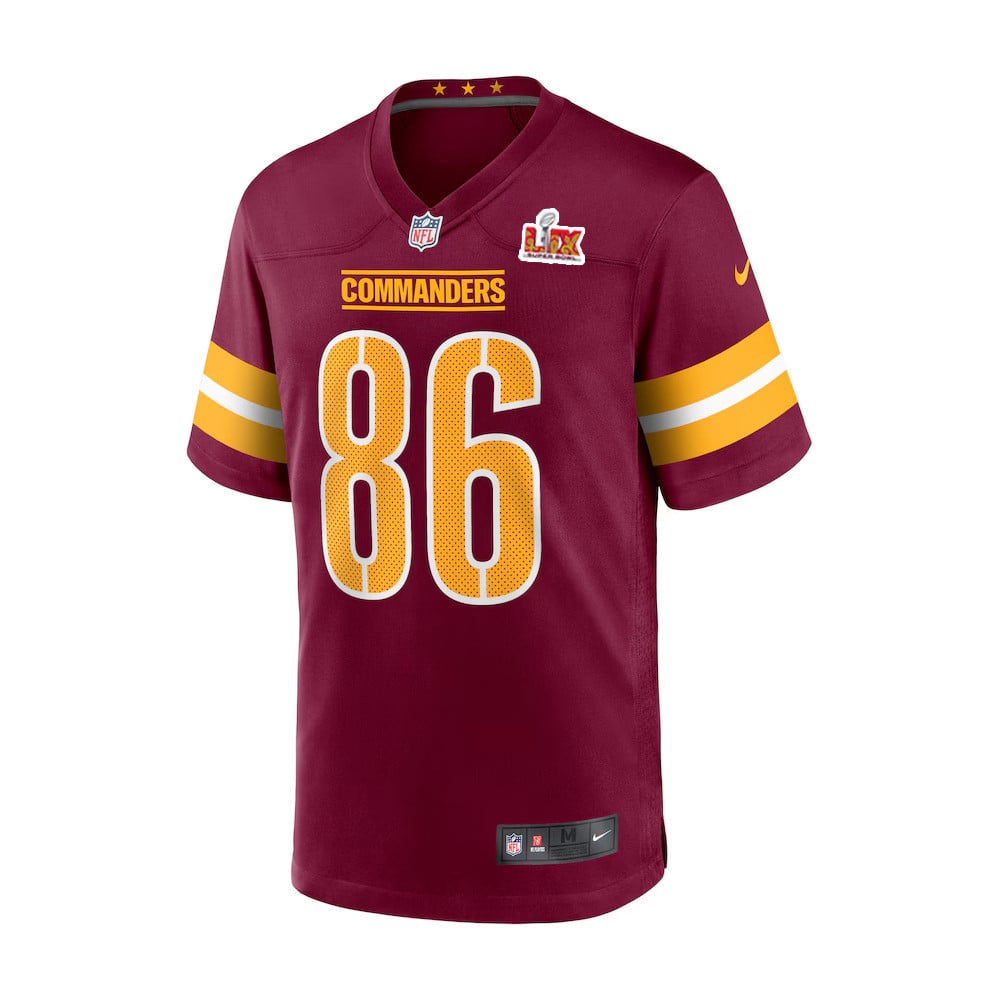 Zach Ertz #86 Washington Commanders Super Bowl LIX Youth Jersey - Burgundy JS4407 nicesnker - Image 2