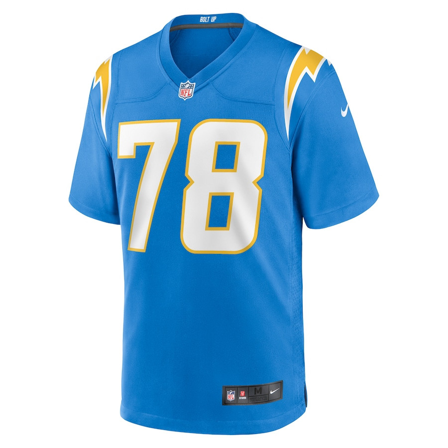 Zack Bailey 78 Los Angeles Chargers Team Game Men Jersey - Powder Blue JS8015 nicesnker - Image 2