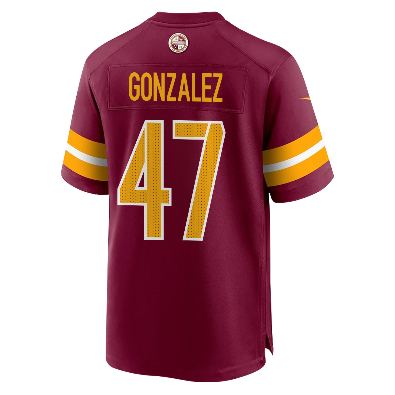 Zane Gonzalez 47 Washington Commanders Super Bowl LIX Champions Patch Game Men Jersey - Burgundy JS6953 nicesnker - Image 2