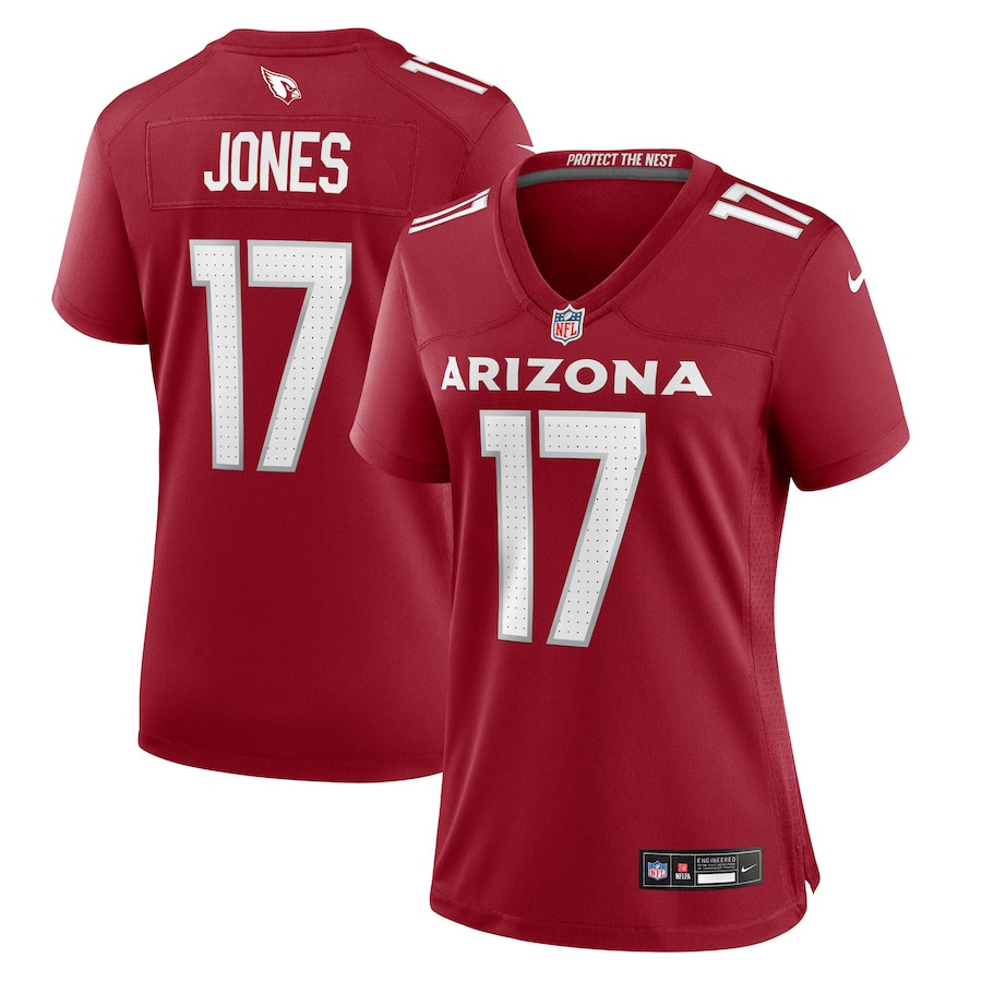 Zay Jones 17 Arizona Cardinals Women's Game Jersey - Cardinal JS8735 nicesnker